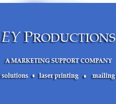 Mailing fulfillment services,mailing services,fulfillment services,addresses database services,philadelphia mailing fulfillment services,laser printing and mailing services in philadelphia and pennsylvania,national change of address services,mailing and fulfillment services in philadelphia,mailing and fulfillment services companies, mailing companies in philadelphia,fulfillment companies in philadelphia,mailing and fulfillment companies in the mainline,mainline mailing and fulfillment companies,mailing and fulfillment services in bala cynwyd,ey productions,fulfillement productions,mailing productions,database and printing services,Mailing Services,Fulfillment Services,Laser Personalization,Database Management,Postal Pre-Sort,Lettershop,Postcards